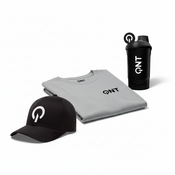 Pack Oficial QNT: Jockey + Polera QNT + Shaker 600 ml