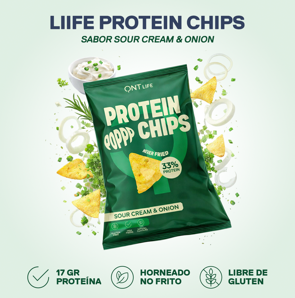 Protein Chips 6 x 50 gr. | Snack salado con 16,5 gr de proteína *NUEVO*