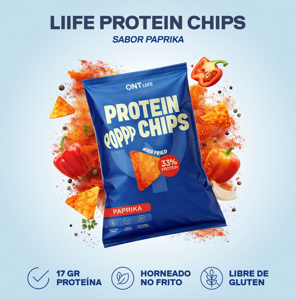 Protein Chips 6 x 50 gr. | Snack salado con 16,5 gr de proteína *NUEVO*