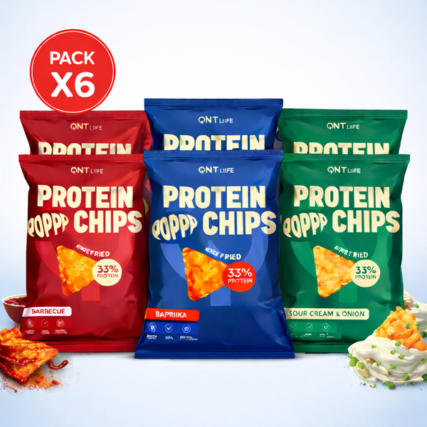 Protein Chips 6 x 50 gr. | Snack salado con 16,5 gr de proteína *NUEVO*