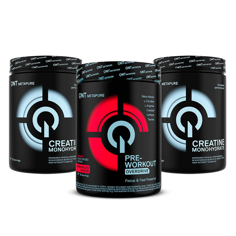 Energy Pack: 2 creatinas 300 gr. + 1 preWorkout 300 gr. + ENVÍO GRATIS