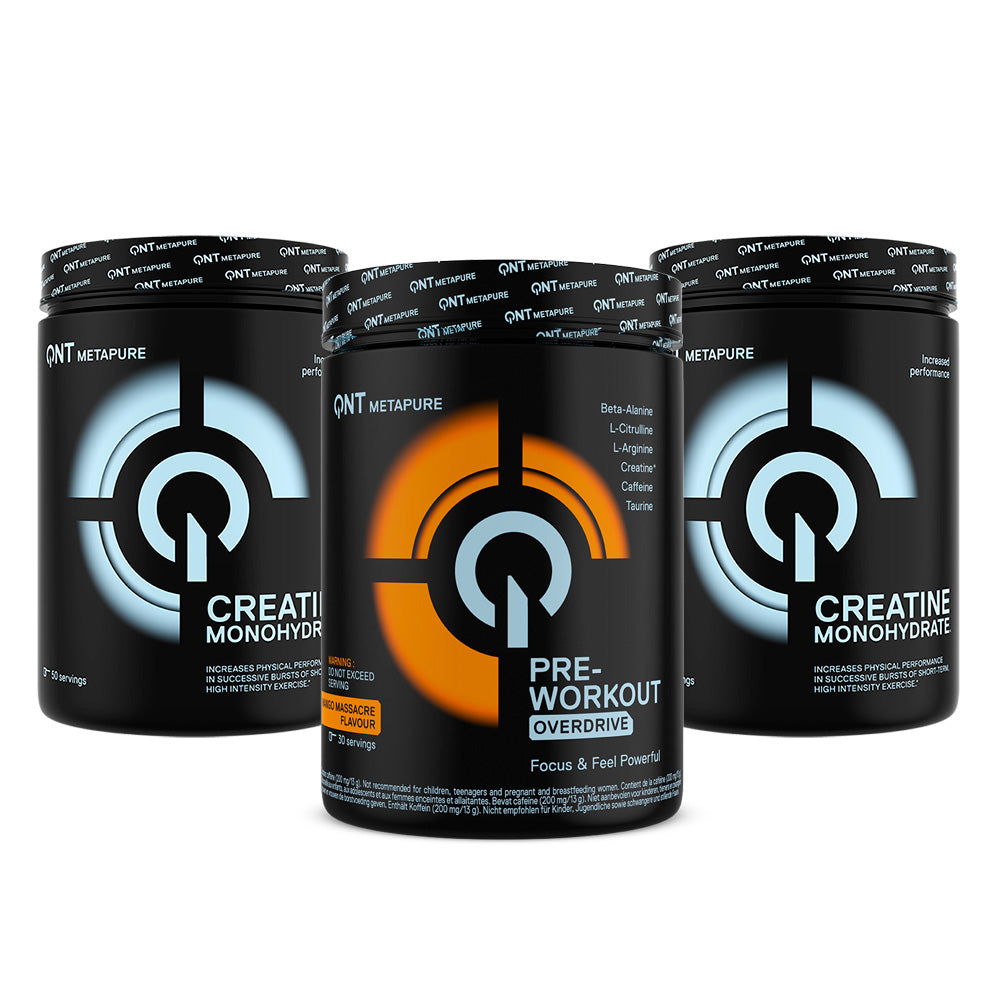 Energy Pack: 2 creatinas 300 gr. + 1 preWorkout 300 gr. + ENVÍO GRATIS