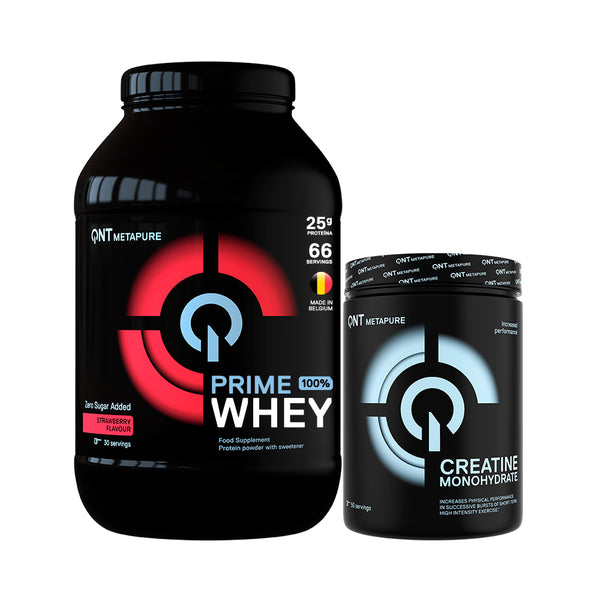 Pack Prime Whey 908 g + Creatina Monohidratada 300 g | QNT