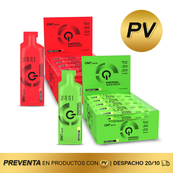 Caja de 25 Sachet Geles Energéticos Energel 25x55 Ml (PREVENTA)