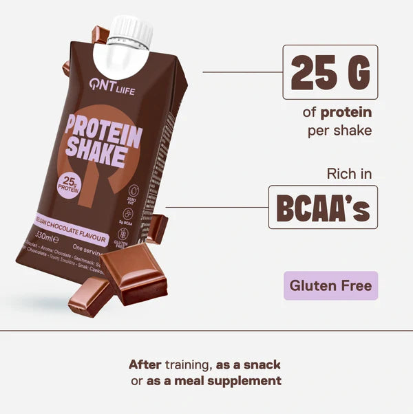 Bandeja De 12 Shakes 25 gr. de Proteína 330 ml