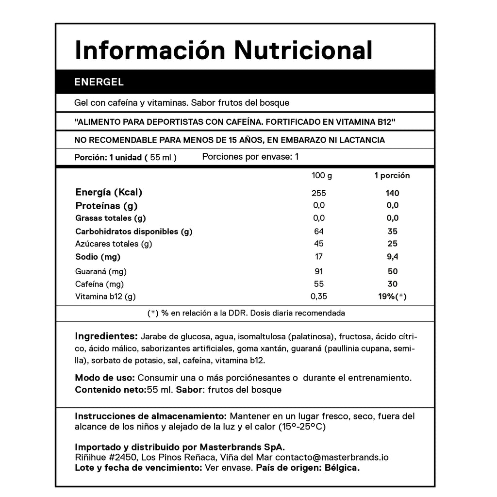 Pack Bebida Isotónica en Polvo 660 grs + 25 Geles Energéticos 55 ml.