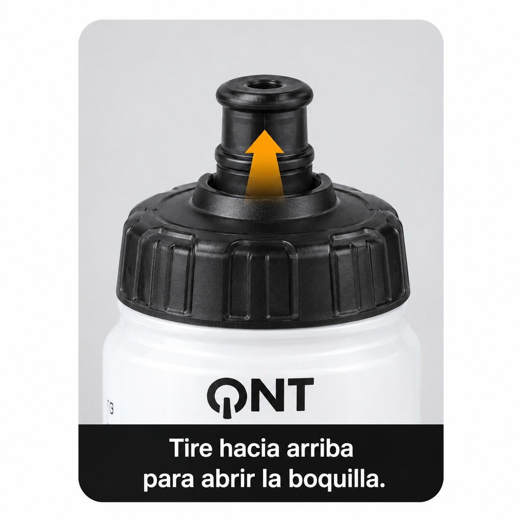 Botella caramayola blanca QNT 750 ml