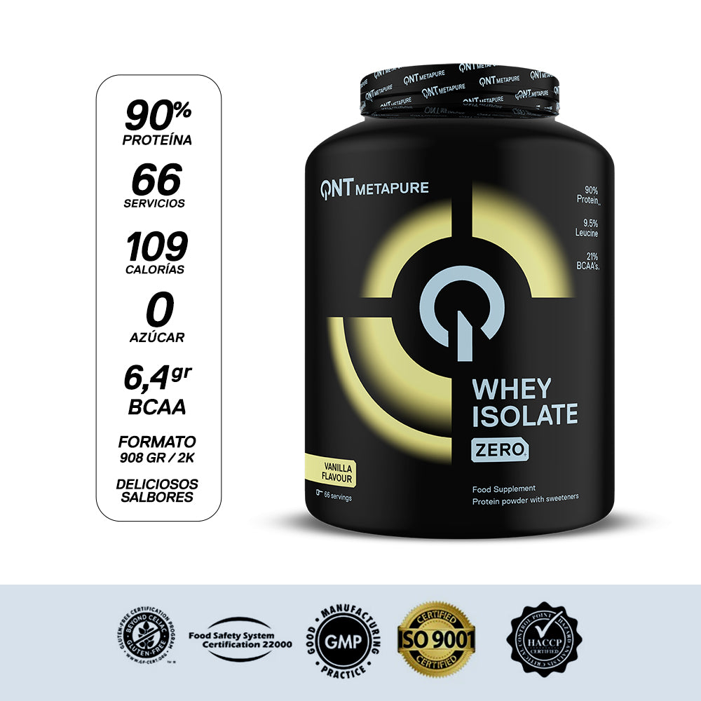 Pack x2 Metapure Whey Protein Isolate Zero Carb 2 Kgs | ENVÍO GRATIS