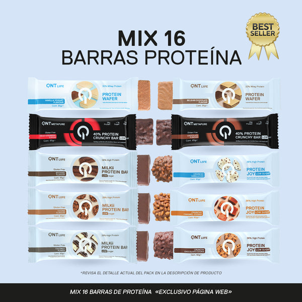 Mix 16 Barras de Proteína Surtidas - «exclusivo página web»