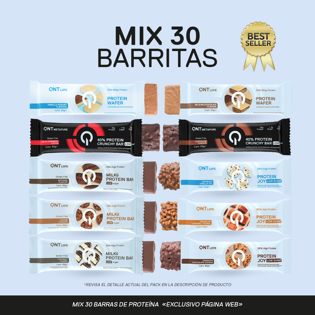 Mix 30 Barras de Proteína Surtidas - «exclusivo página web»