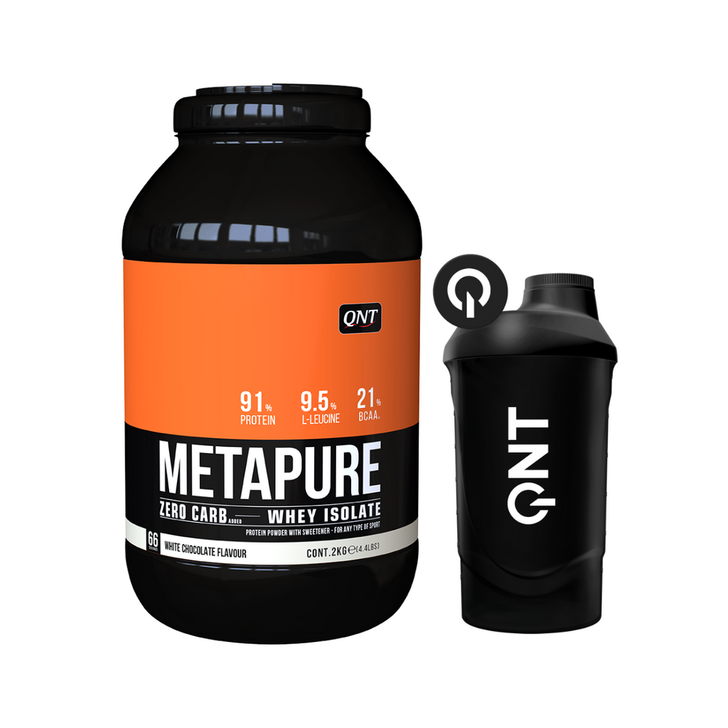 Pack Metapure Whey Protein Isolate Zero Carb 2 Kgs + Shaker 600 Ml