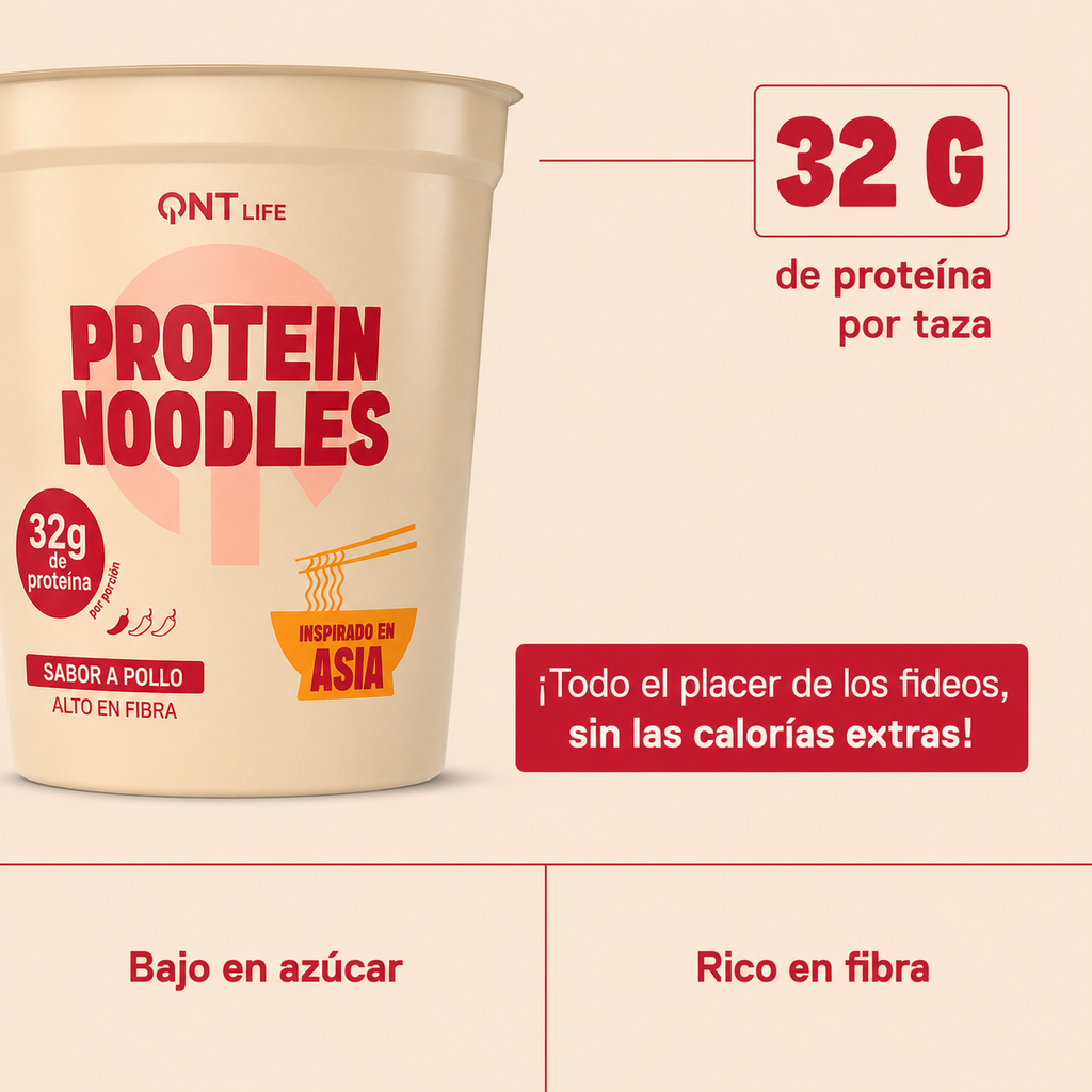 *NUEVO* Protein Noodles QNT | Fideos Proteicos 12 x 66 g