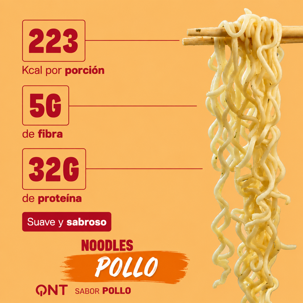 *NUEVO* Protein Noodles QNT | Fideos Proteicos 12 x 66 g