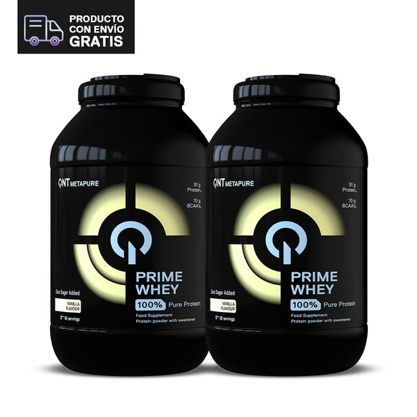 Pack 2 x Proteína Metapure Prime Whey 2 Kgs | 132 servicios + ENVÍO GRATIS