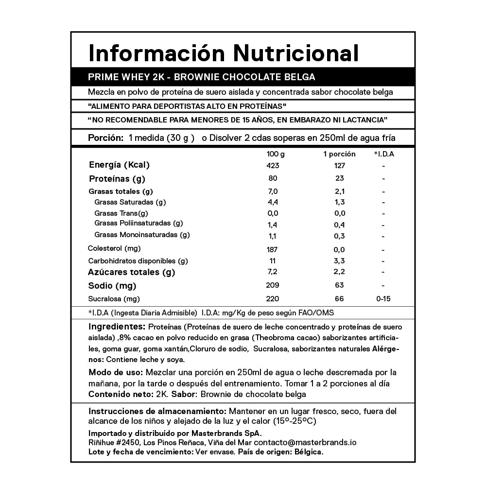 Pack Proteína Prime Whey 2k + Creatina 300 gr + Shaker (2 meses)