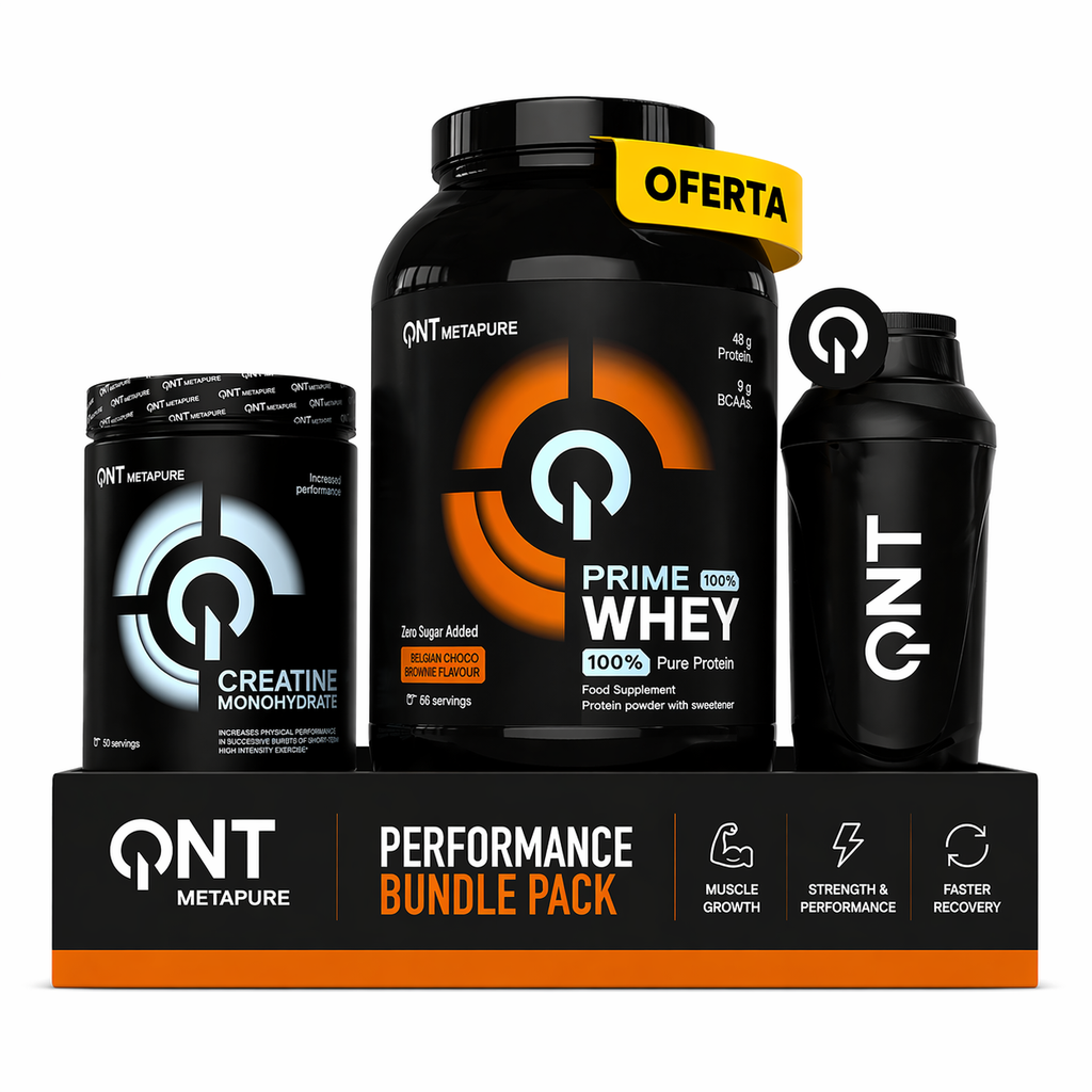 Pack Proteína Prime Whey 2k + Creatina 300 gr + Shaker (2 meses)