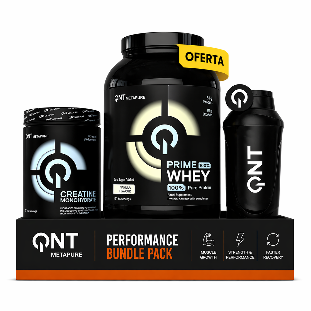 Pack Proteína Prime Whey 2k + Creatina 300 gr + Shaker (2 meses)