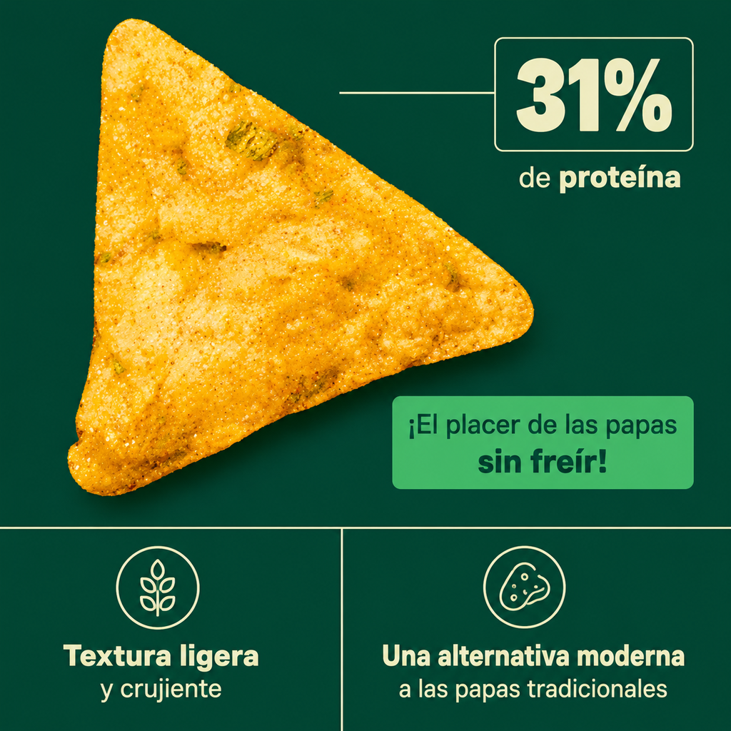 Protein Chips  12 x 50 gr. | Snack salado con 16,5 gr de proteína