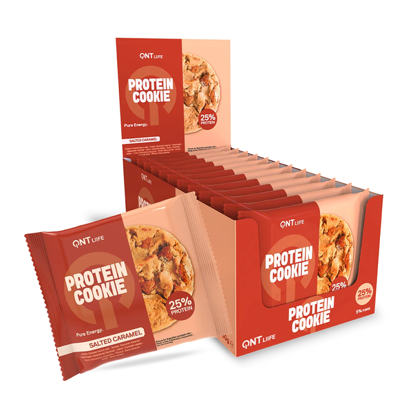 *NUEVO* Caja de 12 Galletas de Proteína Salted Caramel 12x60 Grs | 15 gr. proteína