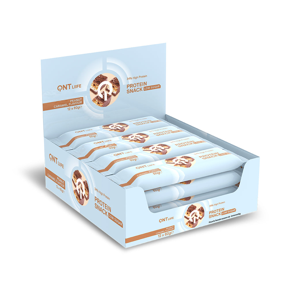 *NUEVA* Caja de 12 Barras de Proteína Peanut Caramel 12x60 grs