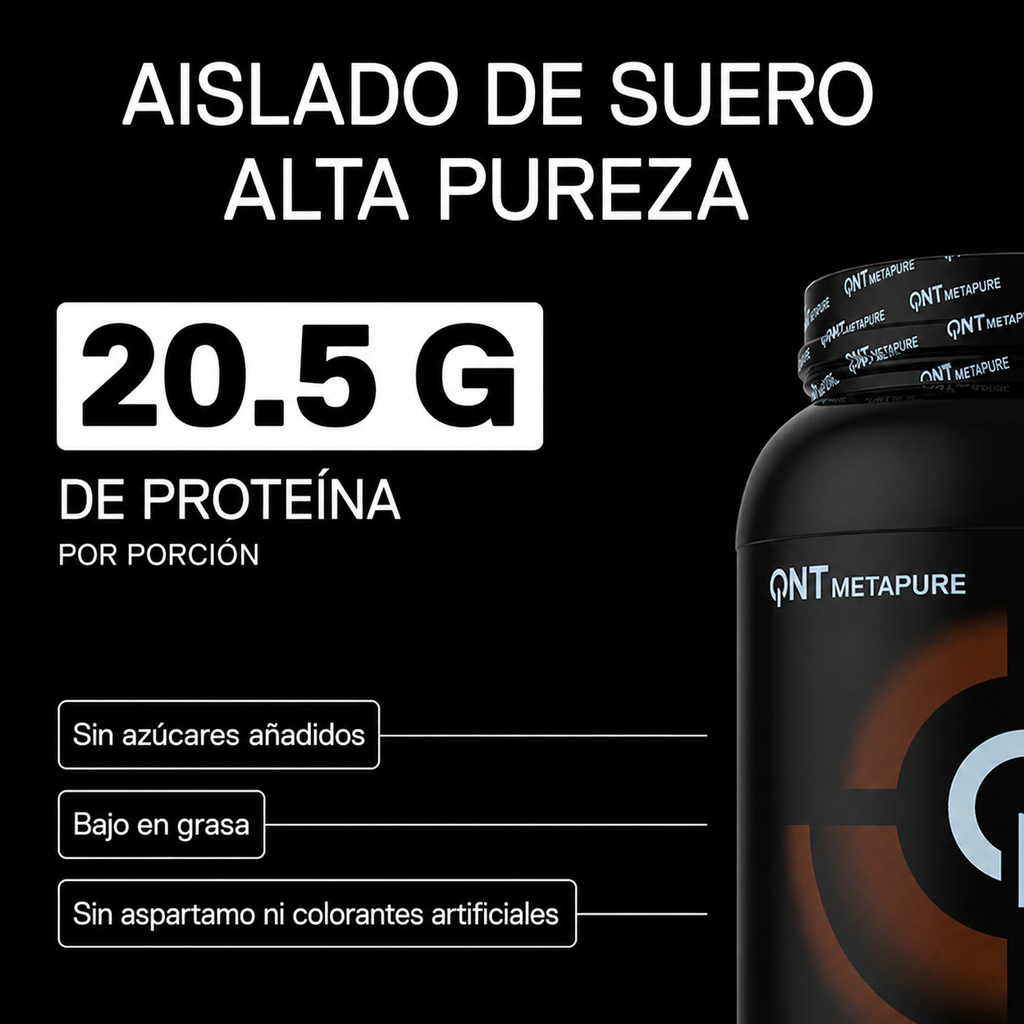 Metapure Whey Protein Isolate Zero Carb 908 Grs | 30 servicios