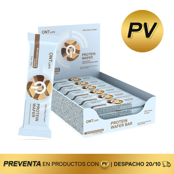 Caja De 12 Barras De Proteína Wafer Bar 12x35 Grs (PREVENTA)