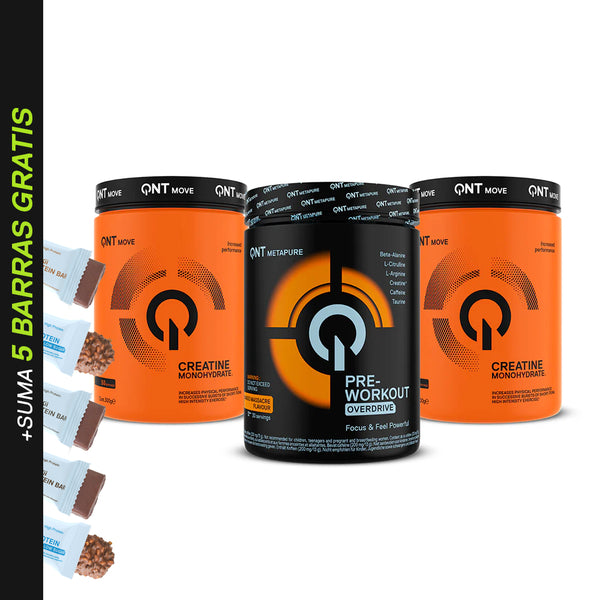 Energy Pack: 2 creatinas 300 gr. + 1 preWorkout 300 gr. + ENVÍO GRATIS