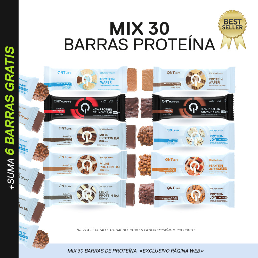 Mix 30 Barras de Proteína Surtidas - «exclusivo página web»