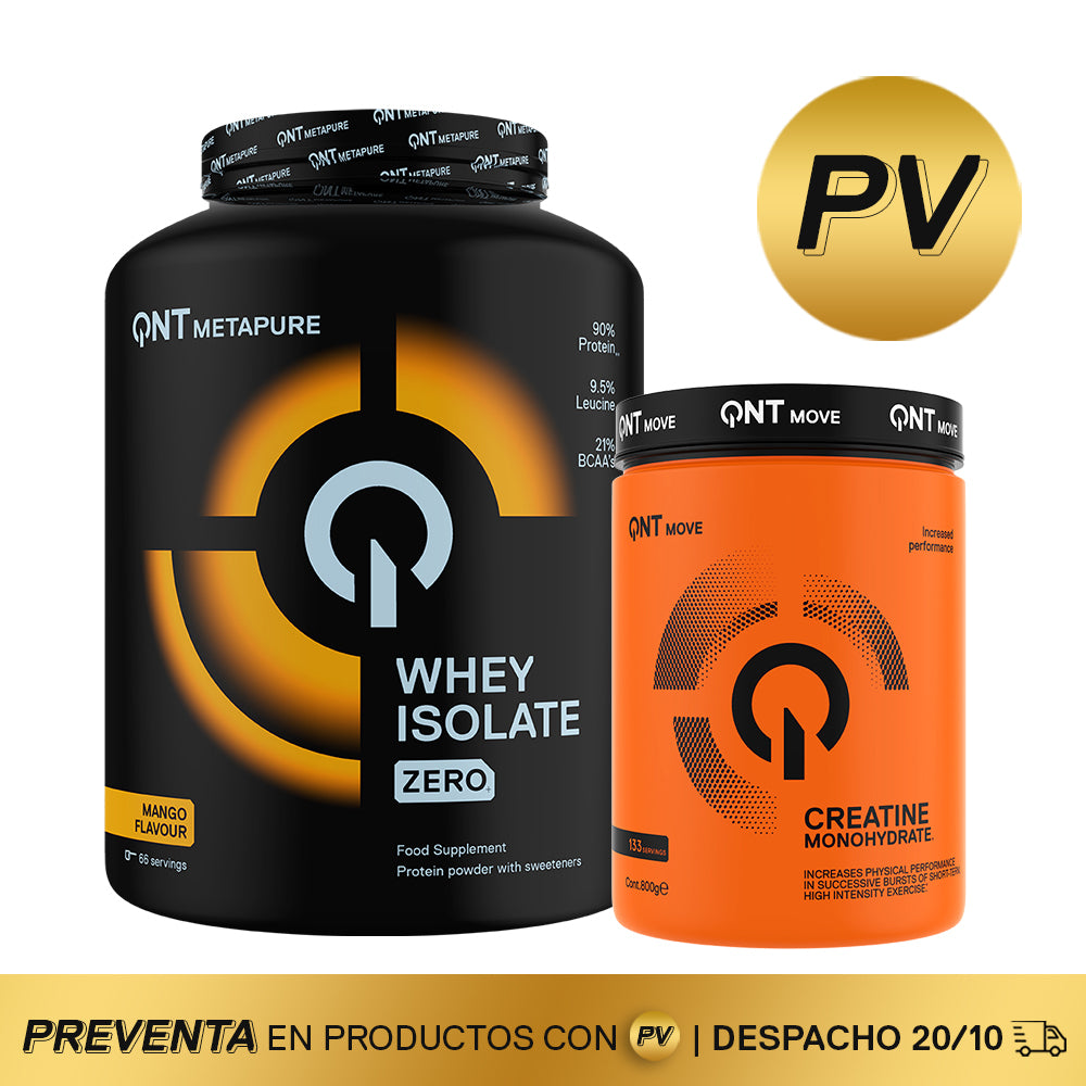 Pack Proteína Metapure 2 Kg + Creatina 800 Grs (PREVENTA)