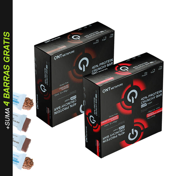 Mix Crunchy Sabores - 24 Barritas de proteína
