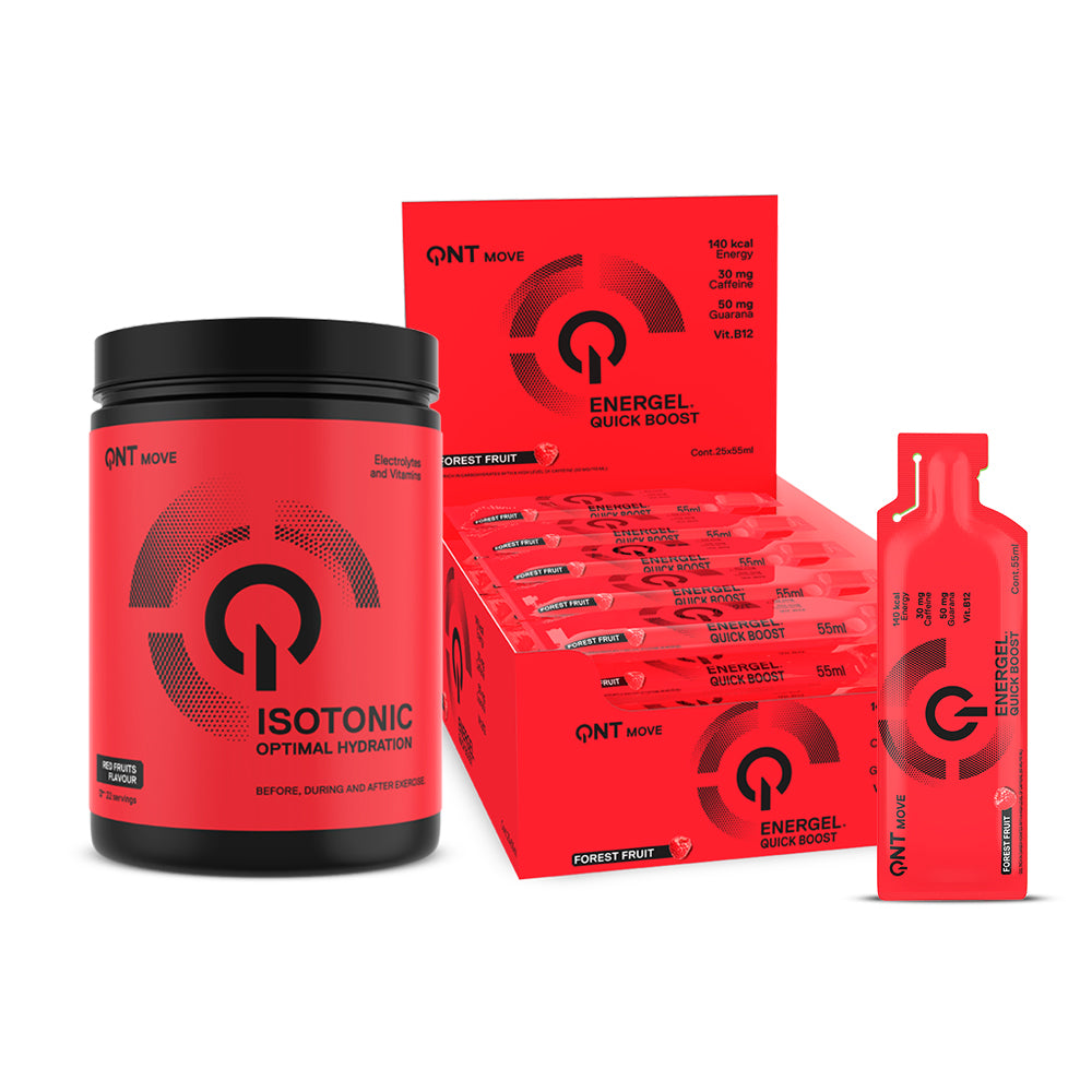 Pack Bebida Isotónica en Polvo 660 grs + 25 Geles Energéticos 55 ml.