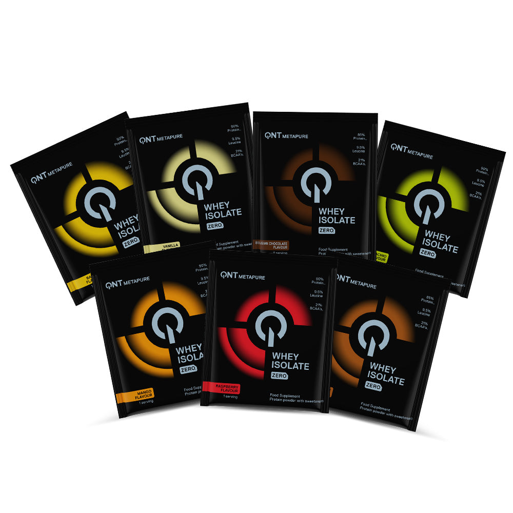 Pack 10 sobres de Proteína Metapure Iso Zero Carbohidratos | 10 x 30 gr