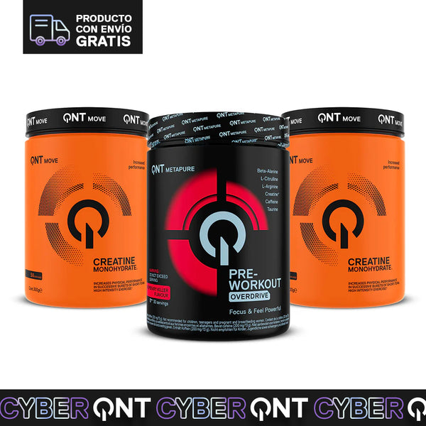 Energy Pack: 2 creatinas 300 gr. + 1 preWorkout 300 gr. + ENVÍO GRATIS