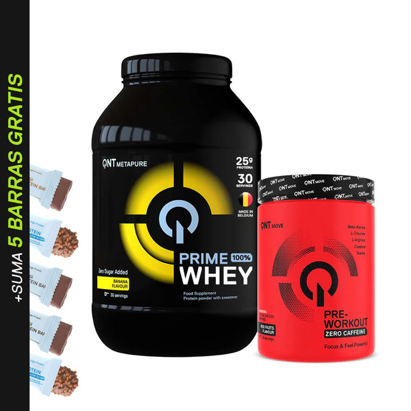 Pack Proteína Metapure Prime Whey 908 Grs +  Pre Workout 300 Grs