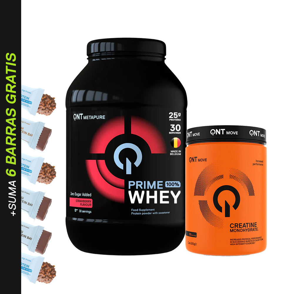 Pack Proteína Metapure Prime Whey 908 Grs + Creatina 300 Gr
