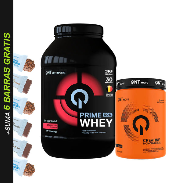 Pack Proteína Metapure Prime Whey 908 Grs + Creatina 300 Gr