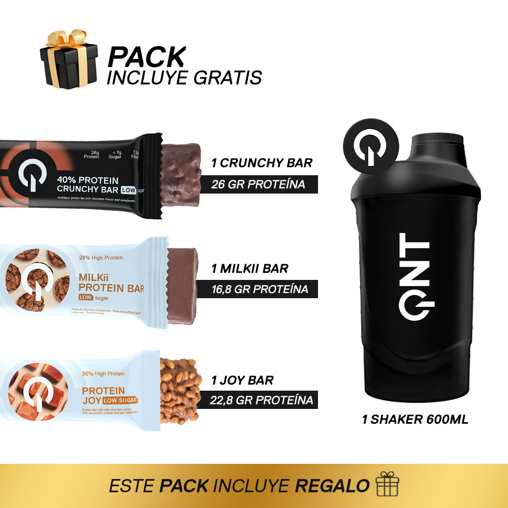 Pack Proteína Metapure 908 Grs + Creatina 300 Grs + Regalos (shaker y barritas proteína)