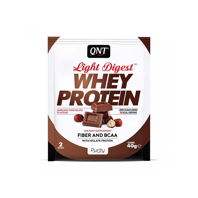 proteina whey light digest chocolate avellanas 10x40g